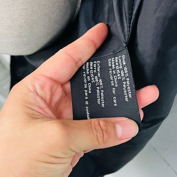 NWOT London Fog Black Box Rain A Line Trench Coat - Picture 7 of 11